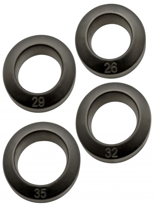 Black Pure Silicone Cock Ring