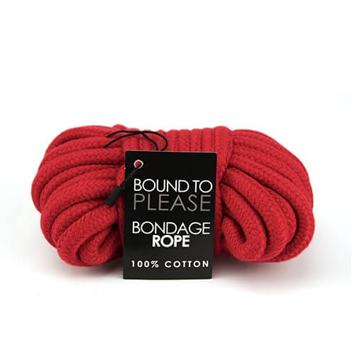 Bondage Rope Red - 10 Meters - Plenty to tie you up
