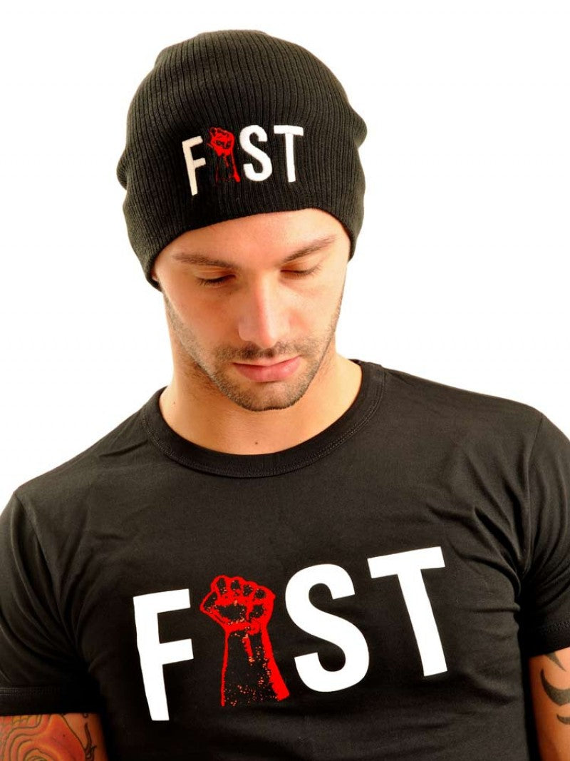 Fist Beanie Hat - Black