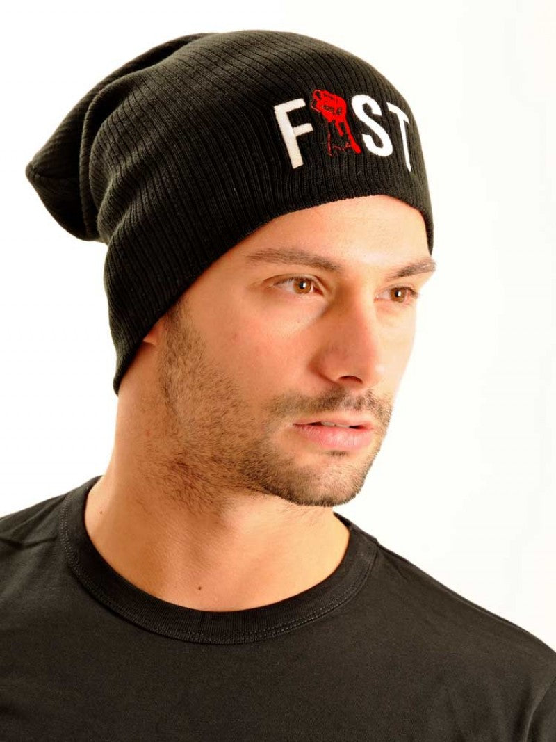 Fist Beanie Hat - Black