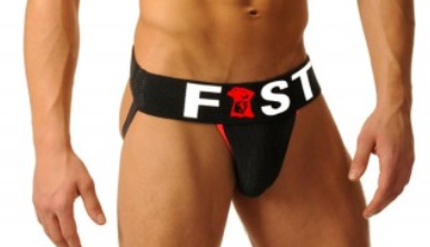 Fist Logo Jock - Black