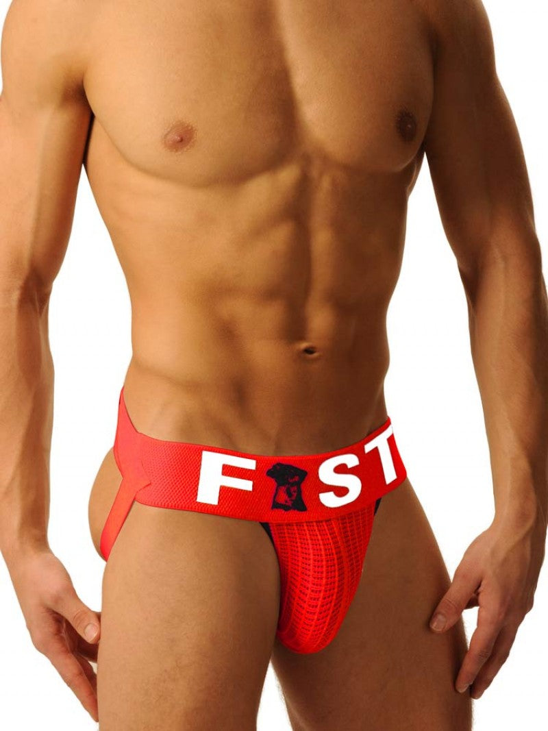 Fist Logo Jock - Red