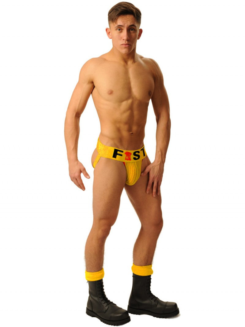 Fist Logo Jock - Yellow