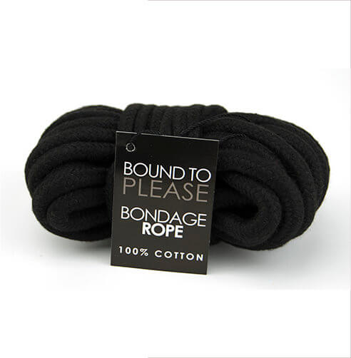 Bondage Rope Black - 10 Meters - Plenty to tie you up