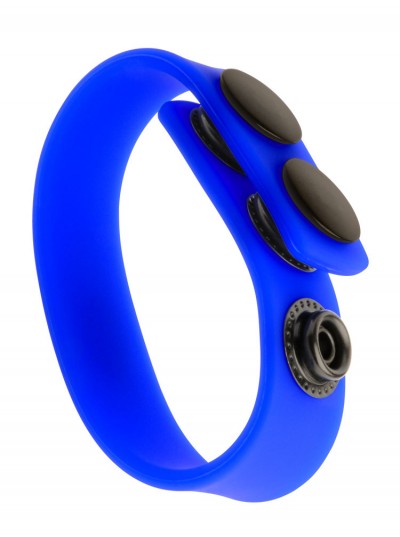Silicone Cock Strap Neon Blue