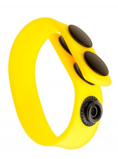 Silicone Cock Strap Neon Yellow