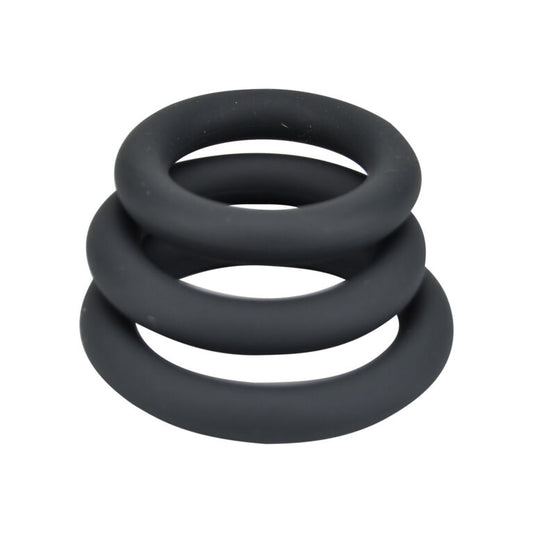 Thick Silicone Cock Rings 3 Pack