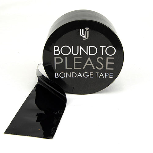 Bondage Tape Black - Bound to Please - MASSIVE ROLL 20 Meters