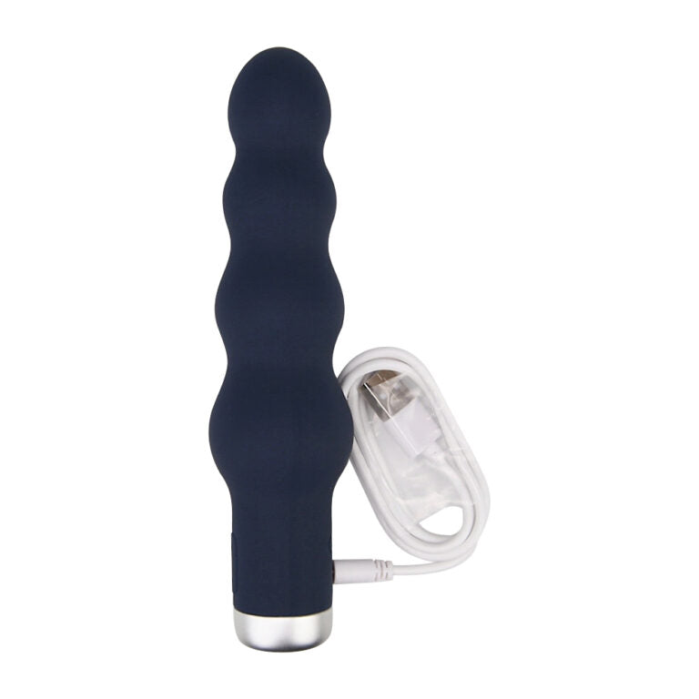 Ribbed Plug - Vibrating - USB Charged