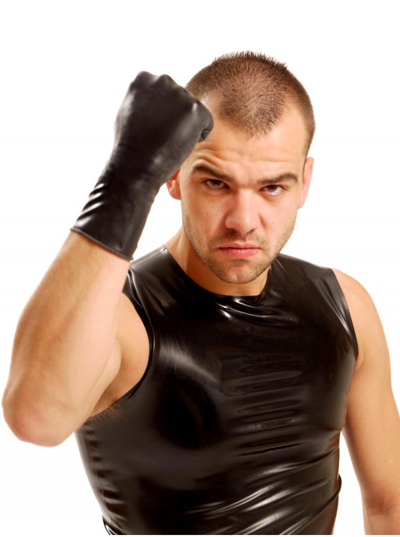 Wrist Rubber Gloves - Black or Red