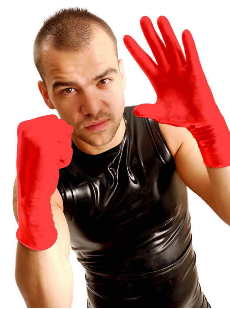Wrist Rubber Gloves - Black or Red