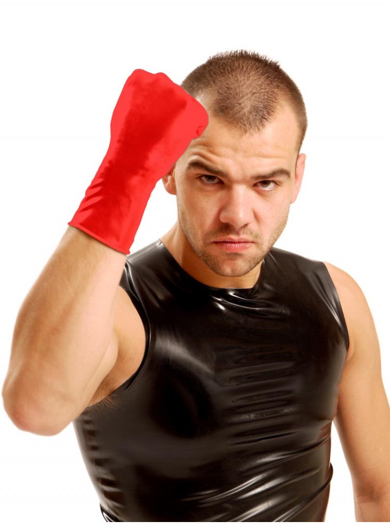 Wrist Rubber Gloves - Black or Red