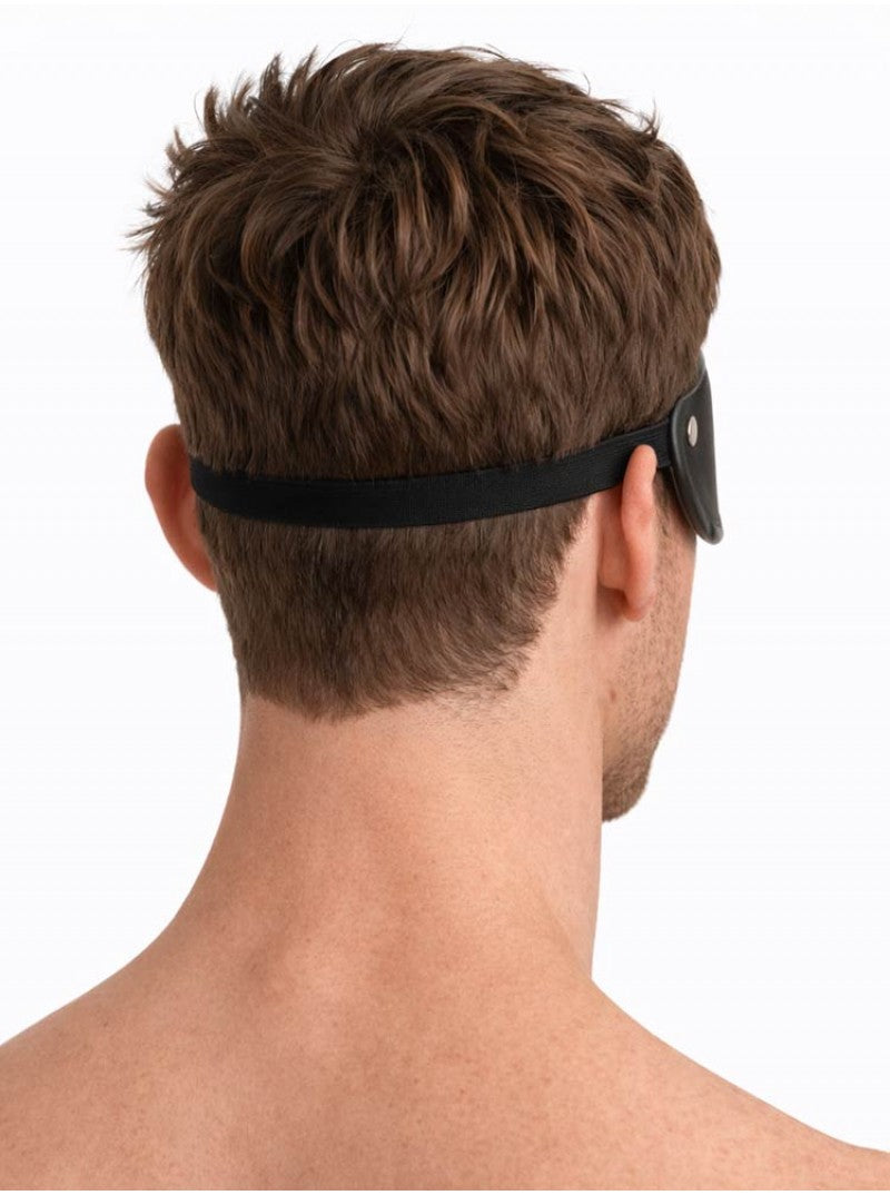 Leather Blindfold - Black