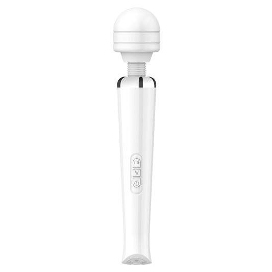Rechargeable Magic Wand Vibrator White