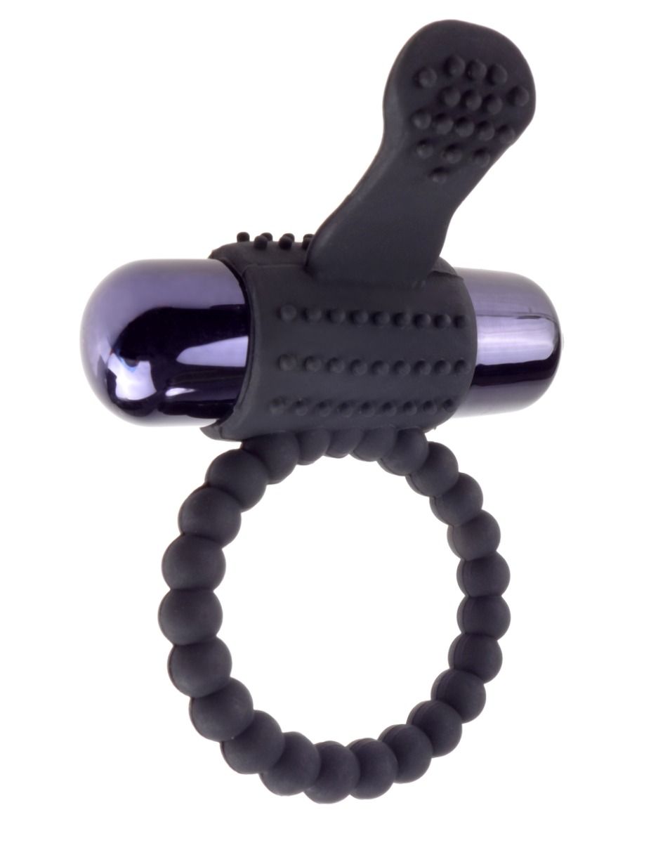 Fantasy C-Ringz - Vibrating Silicone Super Ring - Black