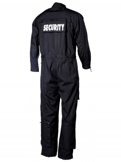 Boiler Suit – Black – SECURITY Patch