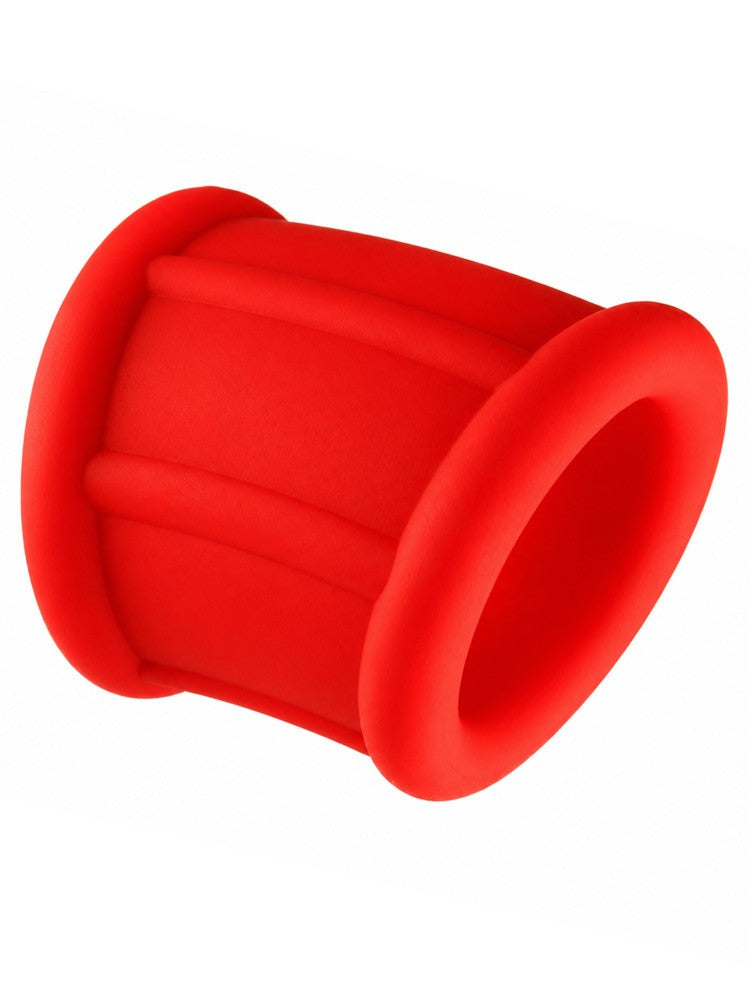 COCK SNOOD – Red Silicone