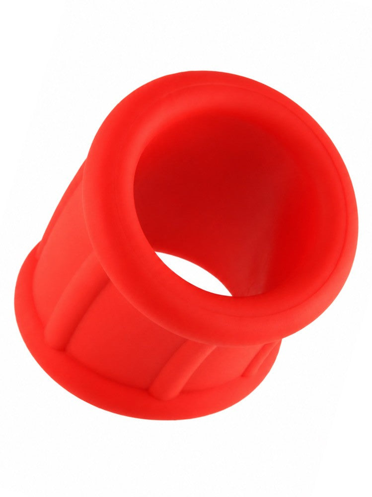 COCK SNOOD – Red Silicone