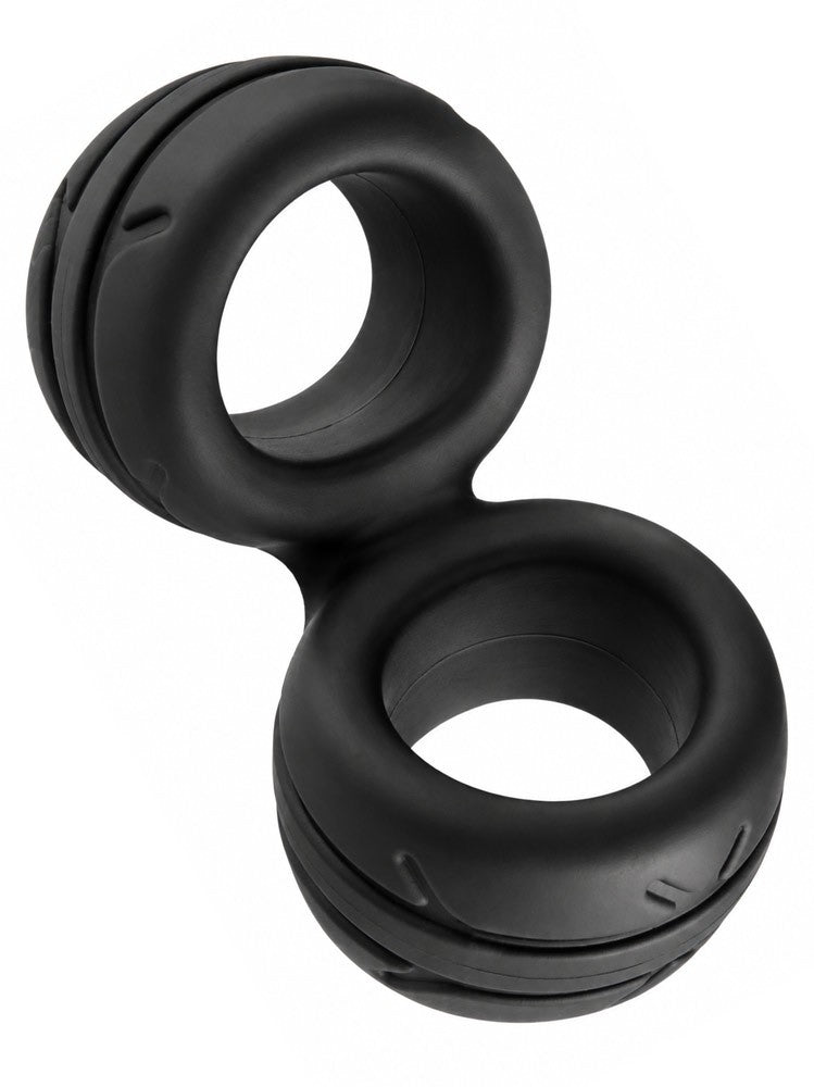 LOW LOADER – Double Silicone Cock &amp; Ball Ring