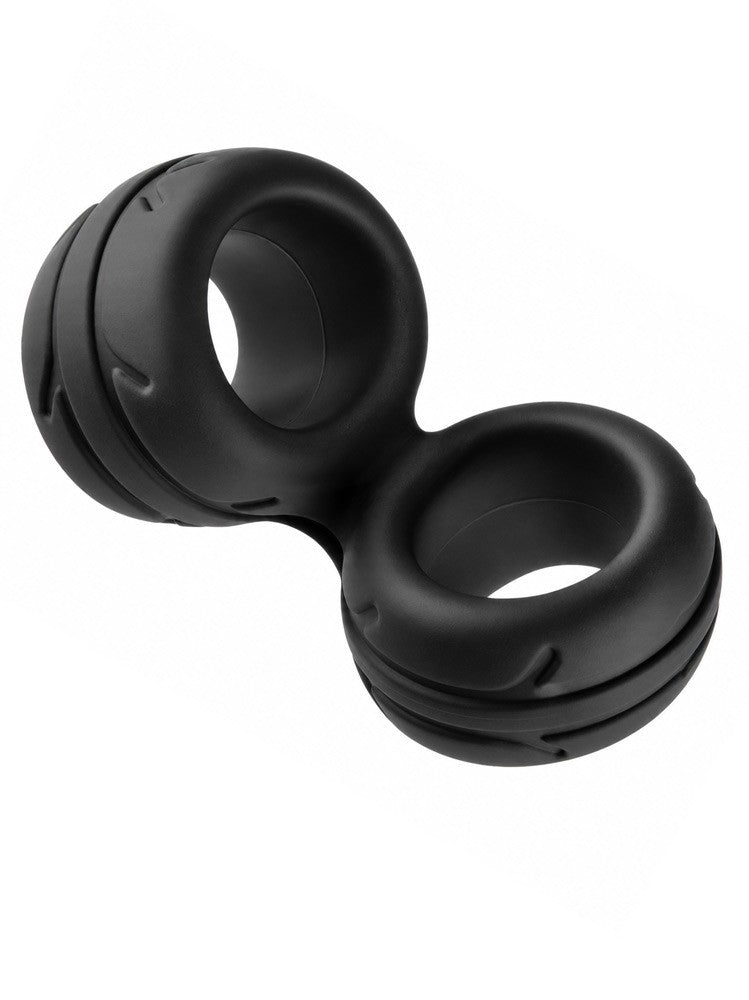 LOW LOADER – Double Silicone Cock &amp; Ball Ring