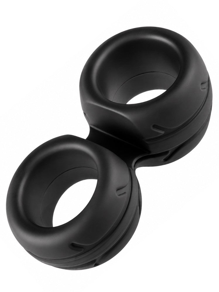 LOW LOADER – Double Silicone Cock &amp; Ball Ring