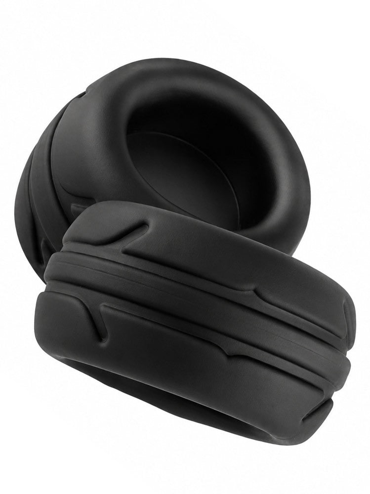 LOW LOADER – Double Silicone Cock &amp; Ball Ring