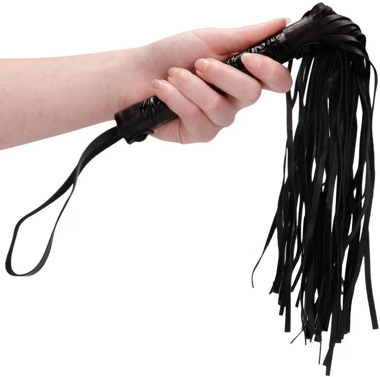 Luxury Vinyl/Faux Leather Whip – Black