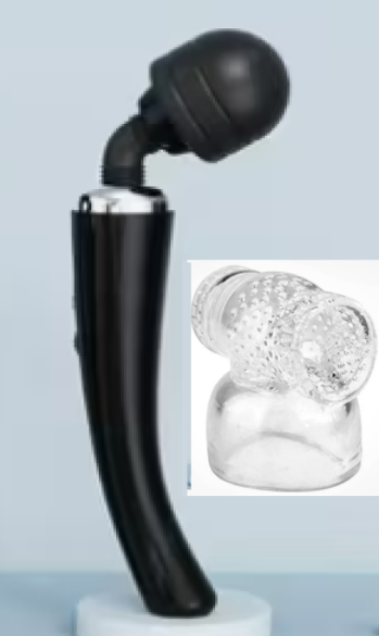 Body Massager and Attachment (You get Both)