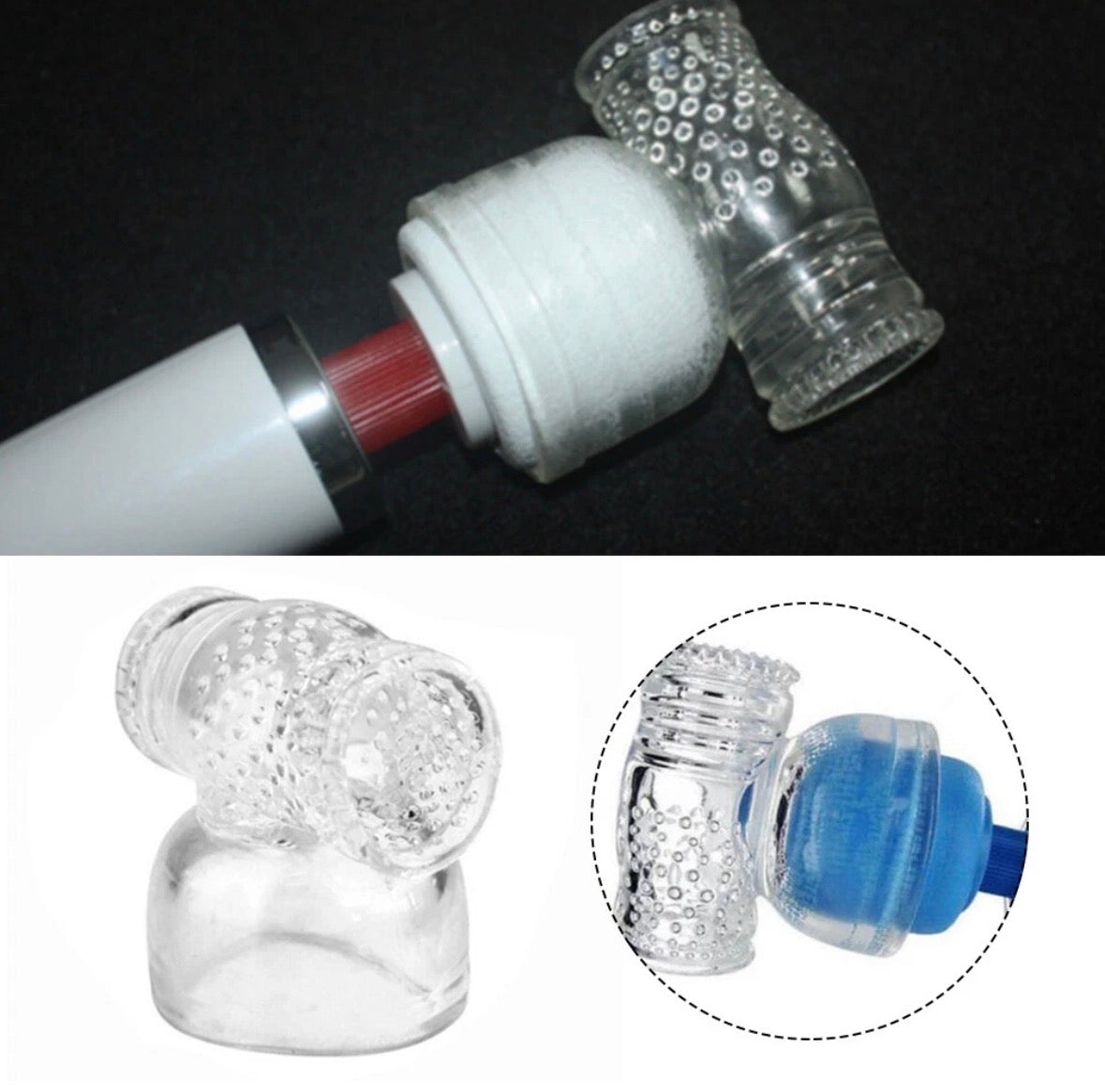 Body Massager and Attachment (You get Both)