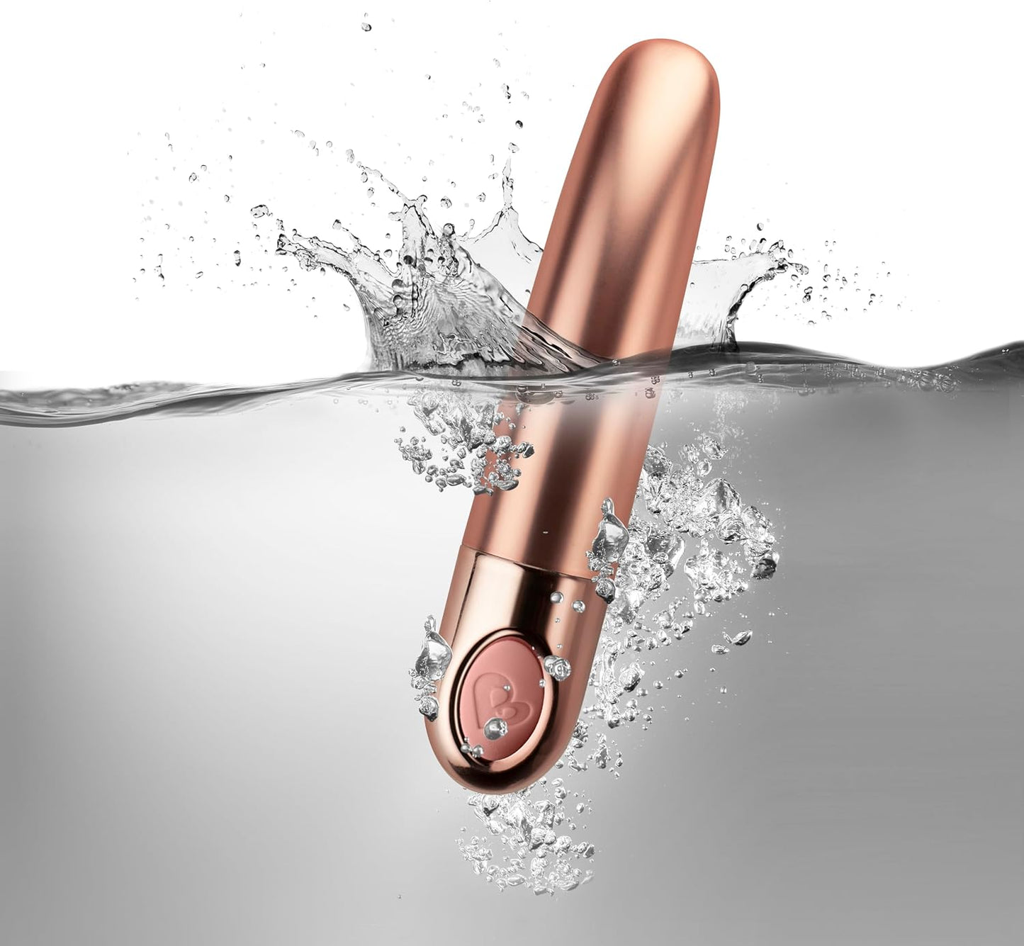Rocks-Off Vibrator Metallic Dusk Pink One Size