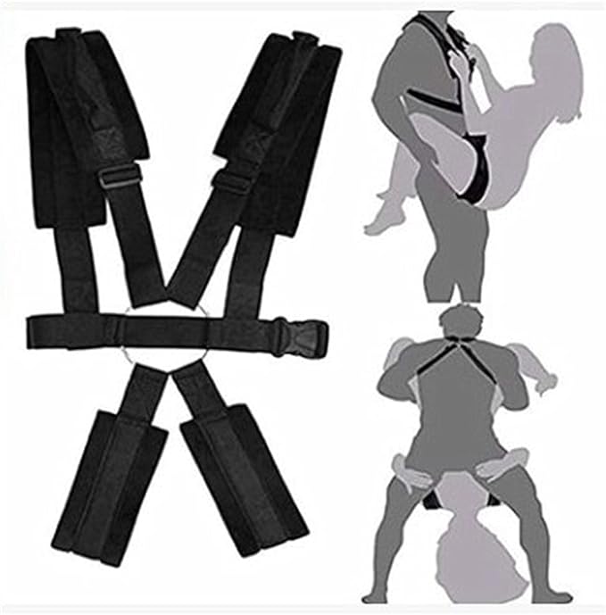 Comfortable Stand and Deliver Sex Position Body Sling Harness Couple Game Sex Toy
