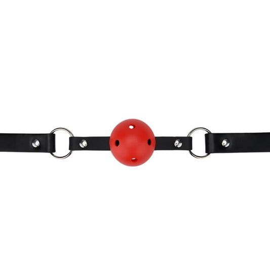 Ball Gag Red Breathable