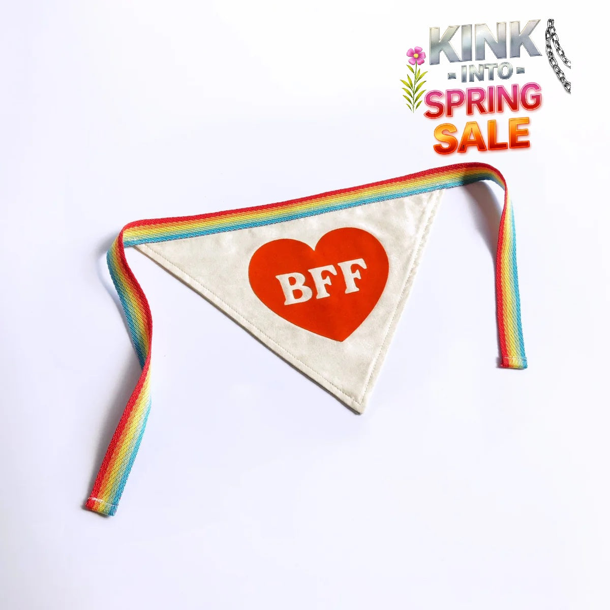 BFF Dog Bandana - Puppy Play (Fits a human 30" band)
