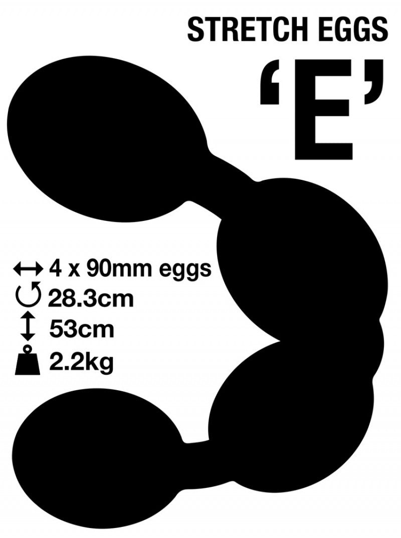 Stretch Eggs 'E' - Massive Pure Silicone